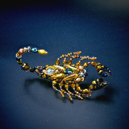 Gold scorpion