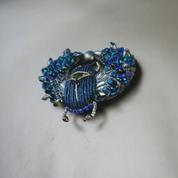 Green-blue scarab