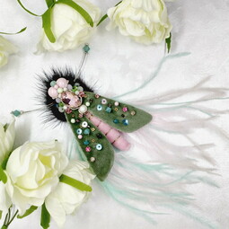 Vintage Green dragonfly