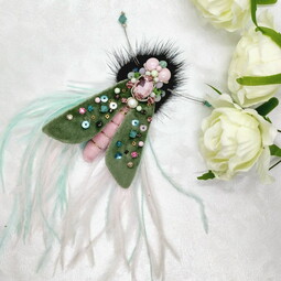 Vintage Green dragonfly