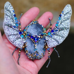 Blue giant bug