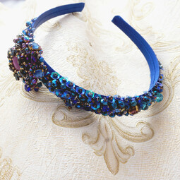 Hair rim with a flower