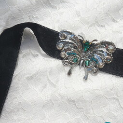 Silver butterfly