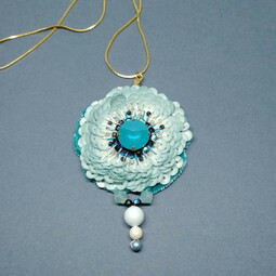 Aqua flower