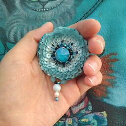 Aqua flower