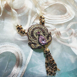 Soutache pendant