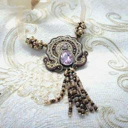 Soutache pendant