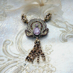 Soutache pendant