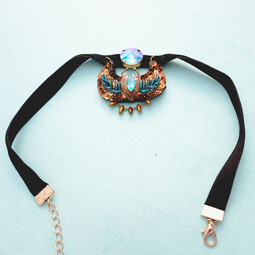 Choker with scarab