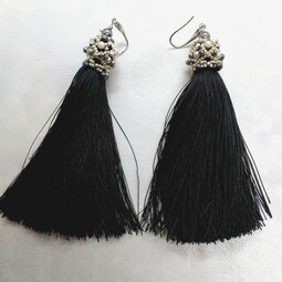 Black tassels