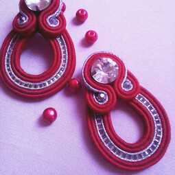 Garnet earrings