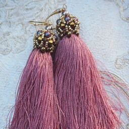 Pink tassels