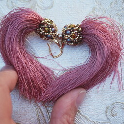Pink tassels