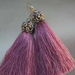 Pink tassels