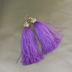 Violet tassels