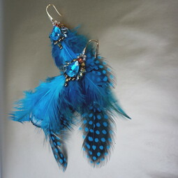 Blue feather